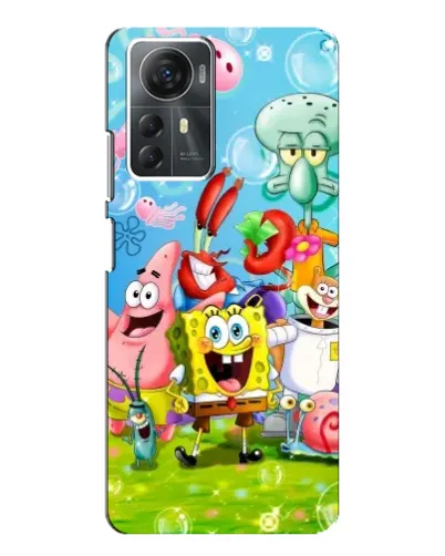 Чехол для ZTE Blade A72s с картинкой «Губка Боб и друзья» Чехол для ZTE Blade A72s с картинкой «Губка Боб и друзья»