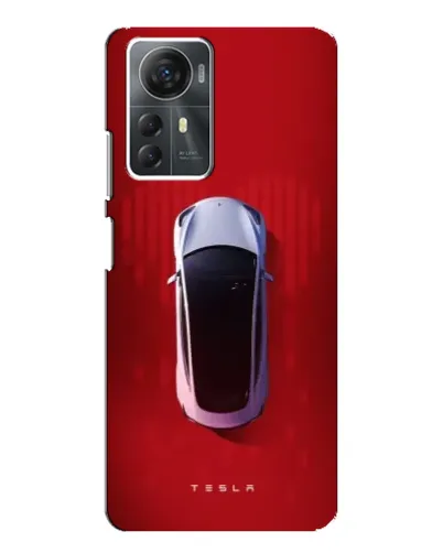 Чехол для ZTE Blade A72s с картинкой «Tesla Top View»