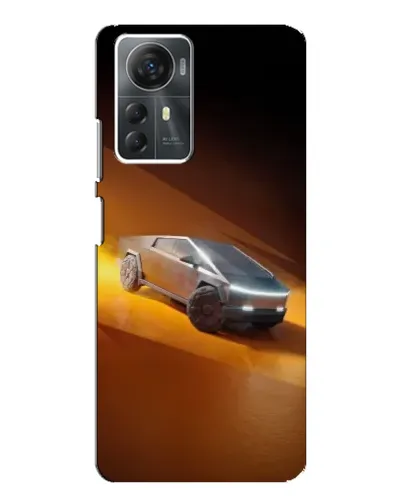Чехол для ZTE Blade A72s с картинкой «Cybertruck в пустыне»