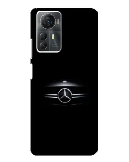 Чехол для ZTE Blade A72s с картинкой «Mercedes — абстрактные линии»