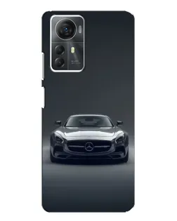 Чехол для ZTE Blade A72s с картинкой «Mercedes на черном»