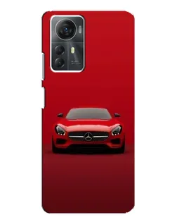 Чехол для ZTE Blade A72s с картинкой «Красный Mercedes AMG»