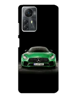 Чехол для ZTE Blade A72s с картинкой «Mercedes — неоновый лого»
