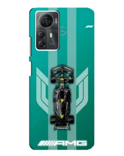 Чехол для ZTE Blade A72s с картинкой «Mercedes AMG Petronas»