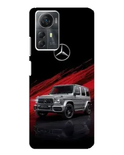 Чехол для ZTE Blade A72s с картинкой «Mercedes G-Class красный»