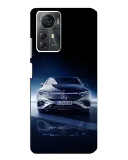 Чехол для ZTE Blade A72s с картинкой «Ночной Mercedes EQ»