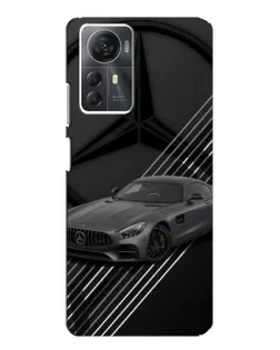 Чехол для ZTE Blade A72s с картинкой «Mercedes AMG — графика»