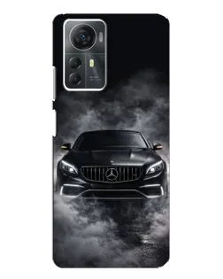 Чехол для ZTE Blade A72s с картинкой «Mercedes в дыму»