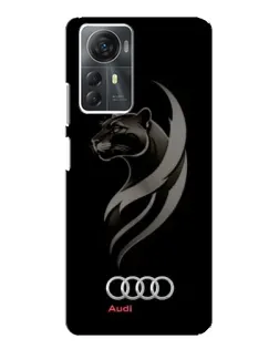 Чохол для ZTE Blade A72s з картинкою «Графіка — пантера та Audi»