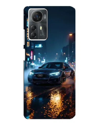 Чехол для ZTE Blade A72s с картинкой «Ночной город и Audi» Чехол для ZTE Blade A72s с картинкой «Ночной город и Audi»