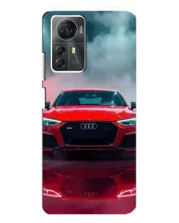 Чохол для ZTE Blade A72s з картинкою «Audi RS — червоний стиль»