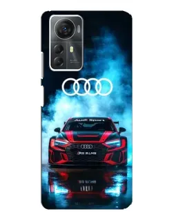 Чохол для ZTE Blade A72s з картинкою «Audi Sport — неон»