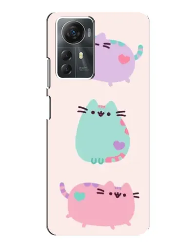 Чехол для ZTE Blade A72s с картинкой «Pusheen трио» Чехол для ZTE Blade A72s с картинкой «Pusheen трио»