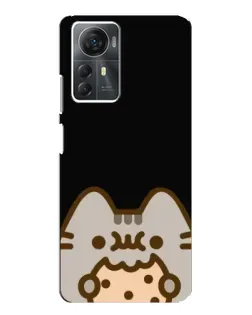 Чехол для ZTE Blade A72s с картинкой «Пушин на черном» Чехол для ZTE Blade A72s с картинкой «Пушин на черном»