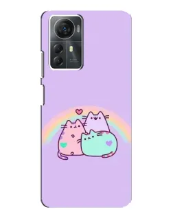 Чехол для ZTE Blade A72s с картинкой «Радужные Пушины» Чехол для ZTE Blade A72s с картинкой «Радужные Пушины»