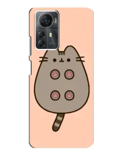 Чехол для ZTE Blade A72s с картинкой «Пушин пузиком кверху» Чехол для ZTE Blade A72s с картинкой «Пушин пузиком кверху»