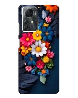 Чехол для ZTE Blade A72s с картинкой «Цветочная феерия»