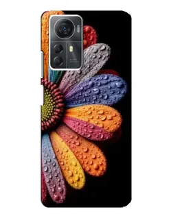 Чехол для ZTE Blade A72s с картинкой «Радужный цветок»
