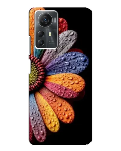 Чехол для ZTE Blade A72s с картинкой «Радужный цветок»