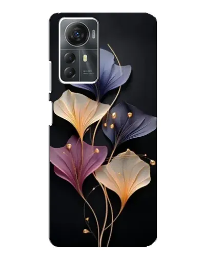 Чехол для ZTE Blade A72s с картинкой «Лиловые цветы грации»