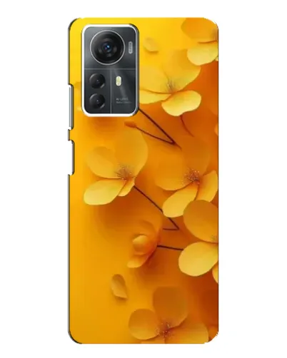 Чехол для ZTE Blade A72s с картинкой «Золотые лепестки»