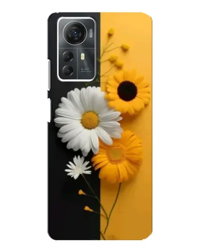 Чехол для ZTE Blade A72s с картинкой «Подсолнух и ромашка»