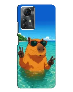 Чохол для ZTE Blade A72s з картинкою «Морська капібара» Чохол для ZTE Blade A72s з картинкою «Морська капібара»