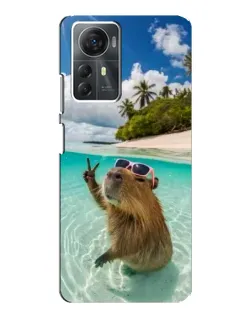 Чохол для ZTE Blade A72s з картинкою «Капібара на морі» Чохол для ZTE Blade A72s з картинкою «Капібара на морі»