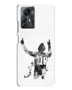 Чохол для ZTE Blade A72s з картинкою «Чорно-білий силует Мессі» Чохол для ZTE Blade A72s з картинкою «Чорно-білий силует Мессі»
