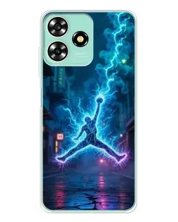 Чехол для ZTE Blade A73 с картинкой «Jordan Gold Jumpman»