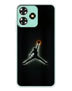 Чехол для ZTE Blade A73 с картинкой «Jordan Gradient Logo»
