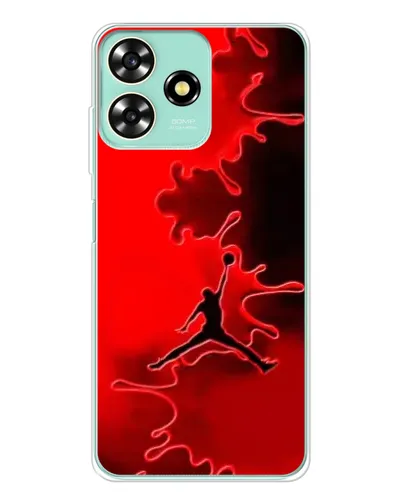 Чехол для ZTE Blade A73 с картинкой «Jordan Red Smoke» Чехол для ZTE Blade A73 с картинкой «Jordan Red Smoke»