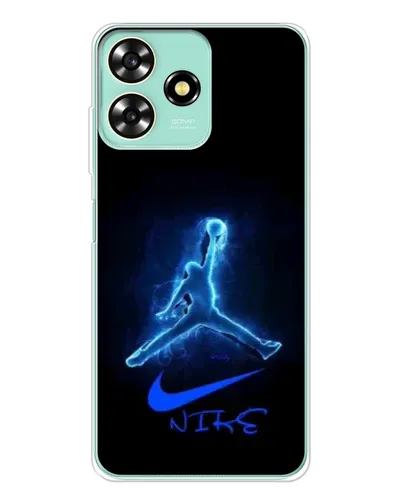 Чехол для ZTE Blade A73 с картинкой «Jordan Neon Blue» Чехол для ZTE Blade A73 с картинкой «Jordan Neon Blue»