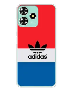 Чехол для ZTE Blade A73 с картинкой «Ретро блоки Adidas» Чехол для ZTE Blade A73 с картинкой «Ретро блоки Adidas»