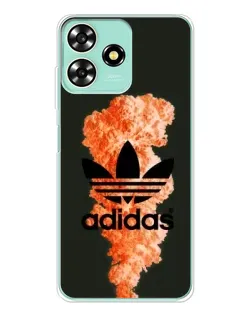 Чехол для ZTE Blade A73 с картинкой «Оранжевый дым Adidas» Чехол для ZTE Blade A73 с картинкой «Оранжевый дым Adidas»