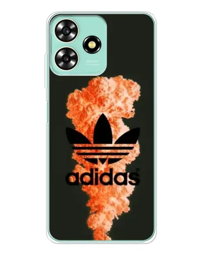Чехол для ZTE Blade A73 с картинкой «Оранжевый дым Adidas» Чехол для ZTE Blade A73 с картинкой «Оранжевый дым Adidas»