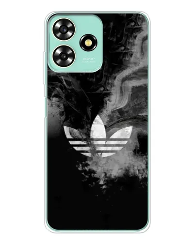 Чехол для ZTE Blade A73 с картинкой «Абстрактный дым Adidas» Чехол для ZTE Blade A73 с картинкой «Абстрактный дым Adidas»