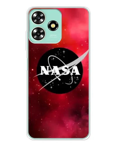 Чехол для ZTE Blade A73 с картинкой «NASA — красная туманность»