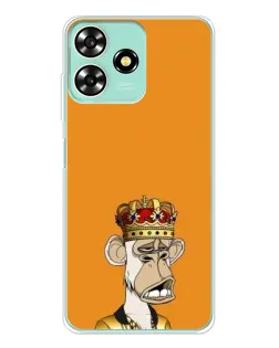 Чехол для ZTE Blade A73 с картинкой «Золотая обезьяна Bored Ape»