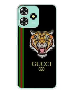 Чехол для ZTE Blade A73 с картинкой «Тигр Gucci»