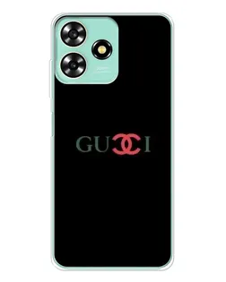 Чехол для ZTE Blade A73 с картинкой «Gucci — красный градиент»