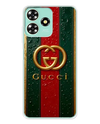 Чехол для ZTE Blade A73 с картинкой «Gucci — фирменная полоса и золото» Чехол для ZTE Blade A73 с картинкой «Gucci — фирменная полоса и золото»
