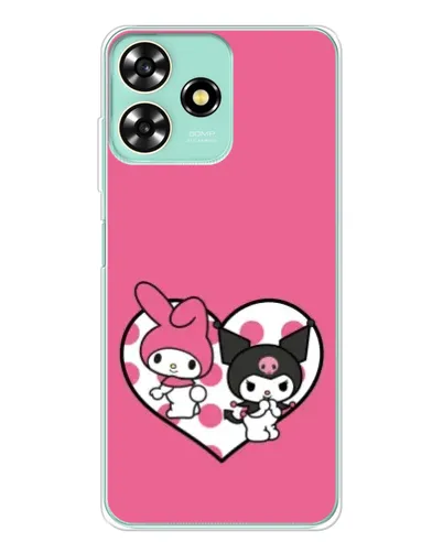 Чохол для ZTE Blade A73 з картинкою «Kuromi та My Melody» Чохол для ZTE Blade A73 з картинкою «Kuromi та My Melody»
