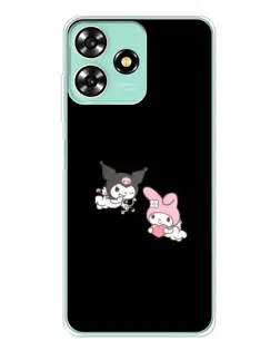 Чехол для ZTE Blade A73 с картинкой «My Melody и Kuromi» Чехол для ZTE Blade A73 с картинкой «My Melody и Kuromi»