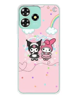 Чехол для ZTE Blade A73 с картинкой «My Melody и Kuromi» Чехол для ZTE Blade A73 с картинкой «My Melody и Kuromi»