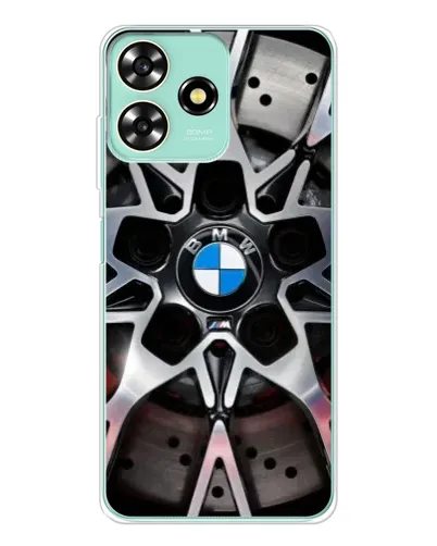 Чехол для ZTE Blade A73 с картинкой «BMW — деталь диска»
