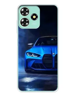 Чехол для ZTE Blade A73 с картинкой «Голубая BMW M4» Чехол для ZTE Blade A73 с картинкой «Голубая BMW M4»