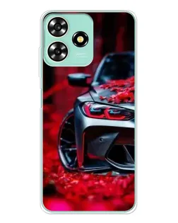 Чехол для ZTE Blade A73 с картинкой «Спортивная BMW и цветы» Чехол для ZTE Blade A73 с картинкой «Спортивная BMW и цветы»