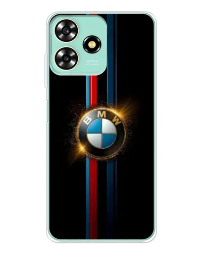 Чехол для ZTE Blade A73 с картинкой «BMW M-Power неон»