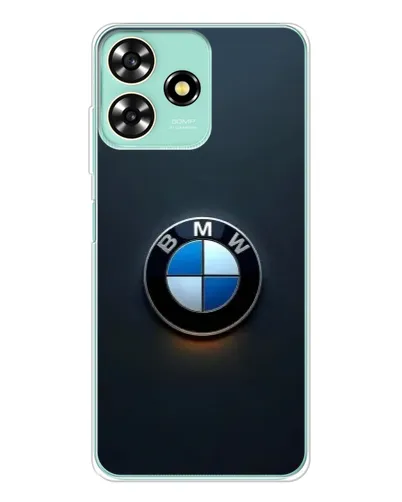 Чехол для ZTE Blade A73 с картинкой «Логотип BMW — минимализм»